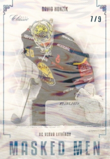 Hokejová karta David Honzík OFS 2019-20 Série 1 Masked Men Ice Water /9