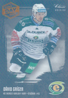 Hokejová karta Dávid Gríger OFS 2019-20 Série 1 First Day Issue