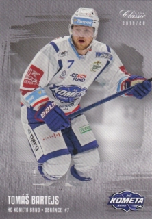 hokejová karta   Tomáš Bartejs  OFS 2019-20 serie 1 SILVER