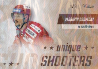 hokejová karta Vladimír Dravecký OFS 2019-20 s1 UNIQUE SHOOTERS ICE WATER 2/9