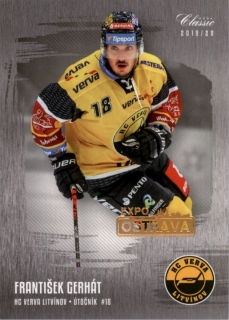 Hokejová karta František Gerhát OFS 2019-20  série 1 Ostrava Expo