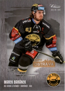 Hokejová karta Marek Baránek OFS 2019-20  série 1 Ostrava Expo