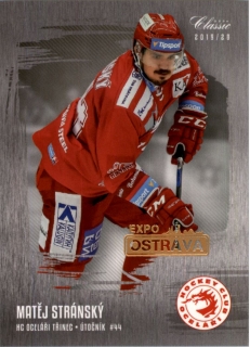 Hokejová karta Matěj Stránský OFS 2019-20  série 1 Ostrava Expo