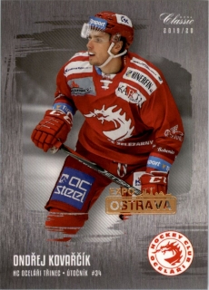 Hokejová karta Ondřej Kovařčík OFS 2019-20  série 1 Ostrava Expo