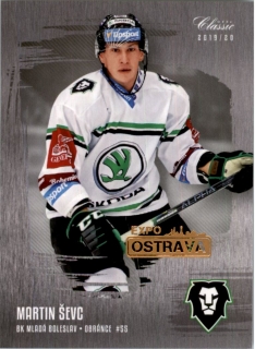 Hokejová karta Martin Ševc OFS 2019-20  série 1 Ostrava Expo