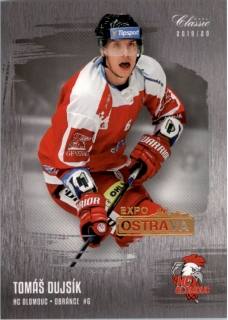 Hokejová karta Tomáš Dujsík OFS 2019-20  série 1 Ostrava Expo