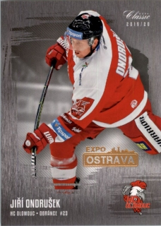 Hokejová karta Jiří Ondrušek OFS 2019-20  série 1 Ostrava Expo