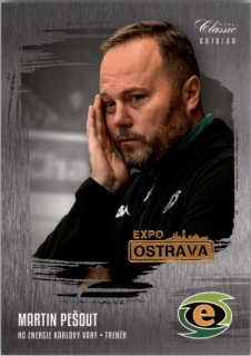 Hokejová karta Martin Pešout  OFS 2019-20  série 1 Ostrava Expo