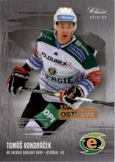 Hokejová karta Tomáš Vondráček OFS 2019-20  série 1 Ostrava Expo