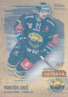 Hokejová karta OFS 2019-20 František Lukeš  série 1 Ostrava Expo 1of1