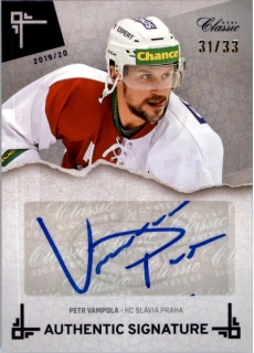 Hokejová karta Petr Vampola OFS Classic 19-20 Authentic Signature /33 AS-PVA