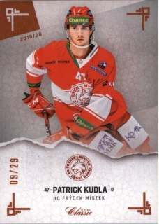 Hokejová karta Patrick Kudla OFS Classic 2019-20 Sand paralel /29 č. 181