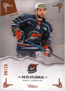 Hokejová karta Petr Stloukal OFS Classic 2019-20 Sand paralel /29 č. 15