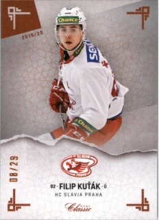 Hokejová karta Filip Kuťák OFS Classic 2019-20 Sand paralel /29 č. 224