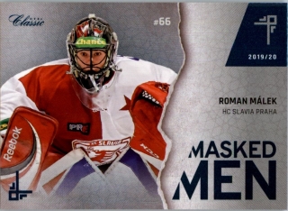 Hokejová karta Roman Málek OFS Classic 2019-20 Masked Men #66 č.MM-RMÁ
