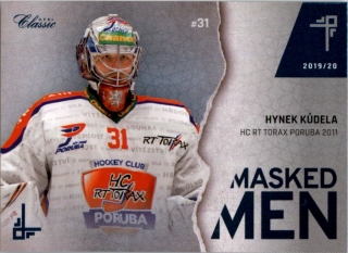 Hokejová karta Hynek Kůdela OFS Classic 2019-20 Masked Men #31 č.MM-HKŮ