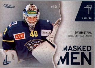Hokejová karta David Stahl OFS Classic 2019-20 Masked Men #40 č.MM-DST