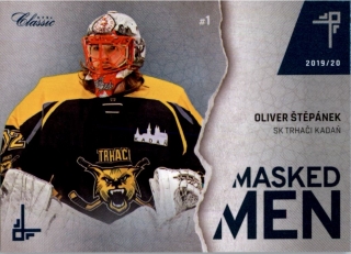 Hokejová karta Oliver Štěpánek OFS Classic 2019-20 Masked Men #1 č.MM-OŠT
