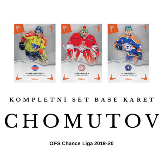Týmový komplet BASE karet OFS 2019-20 Chance Liga Chomutov