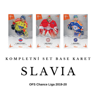 Týmový komplet BASE karet OFS 2019-20 Chance Liga Slavia