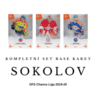 Týmový komplet BASE karet OFS 2019-20 Chance Liga Sokolov
