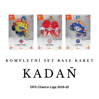 Týmový komplet BASE karet OFS 2019-20 Chance Liga Kadaň
