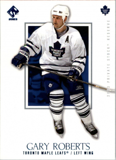 Hokejová karta Gary Roberts Pacific 2002-03 limit /499 č. 93