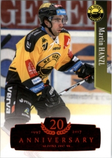 Hokejová karta Martin Hanzl OFS 17/18 S.I. Retro Red