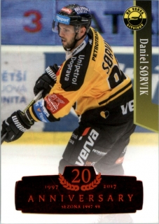 Hokejová karta Daniel Sorvik OFS 17/18 S.I. Retro Red