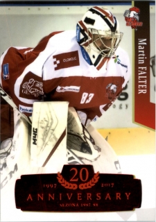 Hokejová karta Martin Falter OFS 17/18 S.I. Retro Red