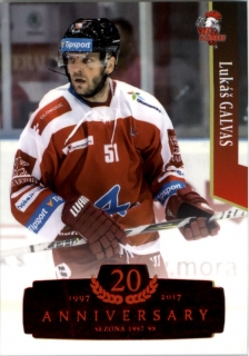 Hokejová karta Lukáš Galvas OFS 17/18 S.I. Retro Red