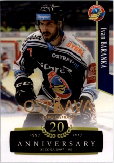 Hokejová karta Ivan Baranka OFS 17-18 Série 2 Retro Ostrava Expo