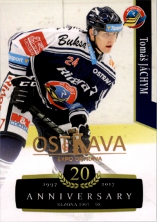 Hokejová karta Tomáš Jáchym OFS 17-18 Série 2 Retro Ostrava Expo