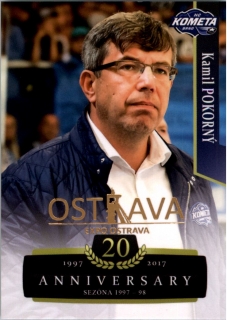 Hokejová karta Kamil Pokorný OFS 17-18 Série 2 Retro Ostrava Expo