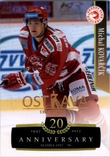 Hokejová karta Michal Kovařčík OFS 17-18 Série 2 Retro Ostrava Expo