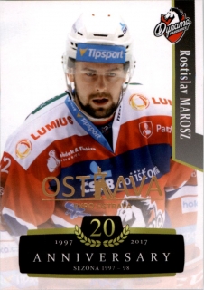Hokejová karta Rostislav Marosz OFS 17-18 Série 2 Retro Ostrava Expo
