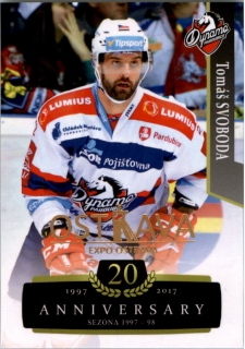 Hokejová karta Tomáš Svoboda OFS 17-18 Série 2 Retro Ostrava Expo