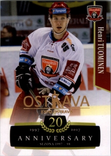 Hokejová karta Henri Tuominen OFS 17-18 Série 2 Retro Ostrava Expo