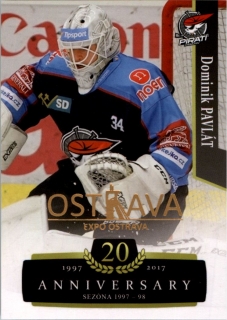 Hokejová karta Dominik Pavlát OFS 17-18 Série 2 Retro Ostrava Expo