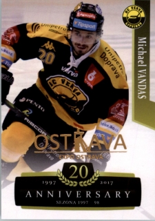 Hokejová karta Michael Vandas OFS 17-18 Série 2 Retro Ostrava Expo