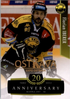 Hokejová karta Florian Iberer OFS 17-18 Série 2 Retro Ostrava Expo