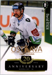Hokejová karta David Štich OFS 17-18 Série 2 Retro Ostrava Expo