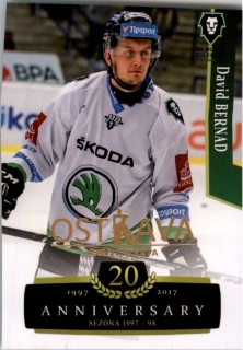 Hokejová karta David Bernad OFS 17-18 Série 2 Retro Ostrava Expo