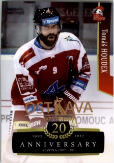 Hokejová karta Tomáš Houdek OFS 17-18 Série 2 Retro Ostrava Expo