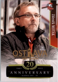 Hokejová karta Zdeněk Moták OFS 17-18 Série 2 Retro Ostrava Expo
