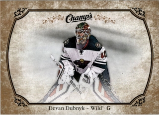 Hokejová karta Devan Dubnyk UD Champs 2015-16 Gold paralel č. 206