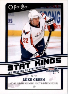 Hokejová karta Mike Green OCP 2010-11 Stat Kings č. SK-9