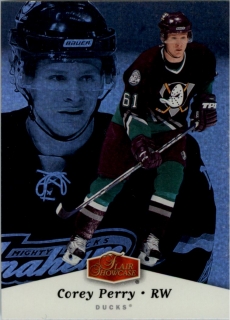 Hokejová karta Corey Perry 2006-07 Flair Showcase řádová č. 3