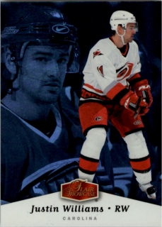 Hokejová karta Justin Williams 2006-07 Flair Showcase řádová č. 21