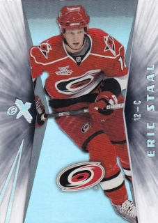 Hokejová karta Eric Staal Fleer 2008-09 EX Essentails Credentials č. Ex35